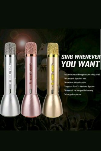 New KTV-K098 Mini Magic Wireless Karaoke Speaker Microphone Bluetooth US STOCK