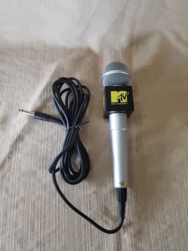 RETRO MTV TELEVISION WIRED DYNAMIC MICROPHONE Karaoke 6.3 mm (1/4