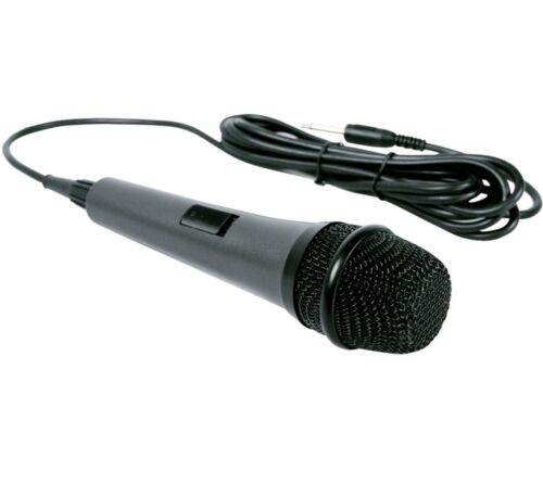 Singing Machine  Uni-directional Dynamic Karaoke Microphone w/ 10 ft Cord