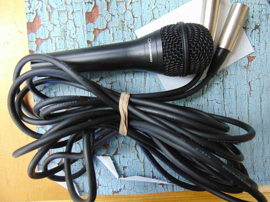 PEAVEY PV~i2 BLACK MICROPHONE IN BLACK with CORD