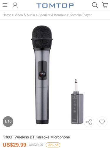 wireless microphone karaoke
