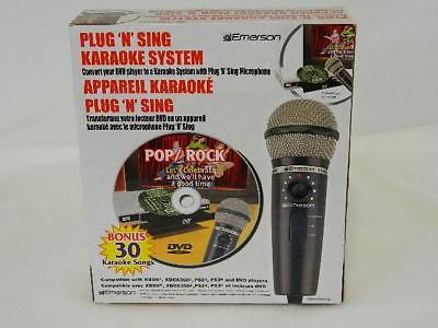 Brand New Plug 'n' Sing Karaoke System DVD Xbox PS3 Microphone Song