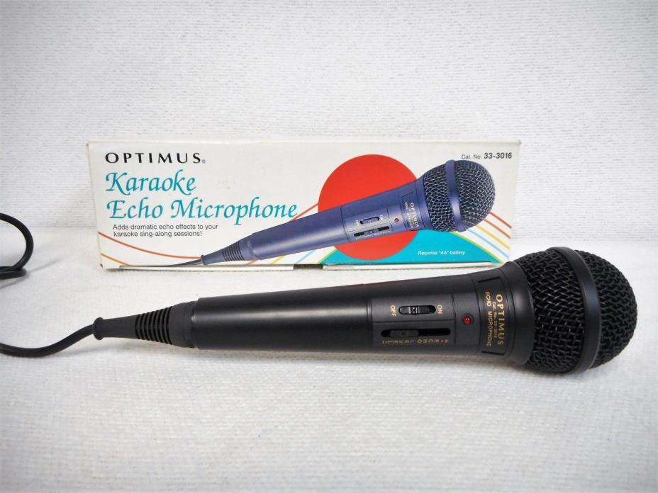 Optimus 33-3016 Karaoke Echo Microphone