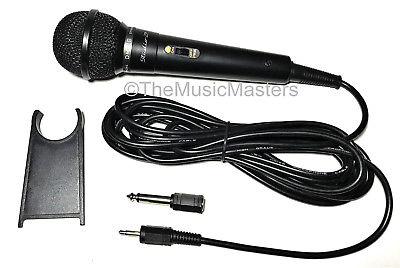 DJ Karaoke PA Computer Podcast Mic MICROPHONE w/ Extra Plug Adapter Table Stand