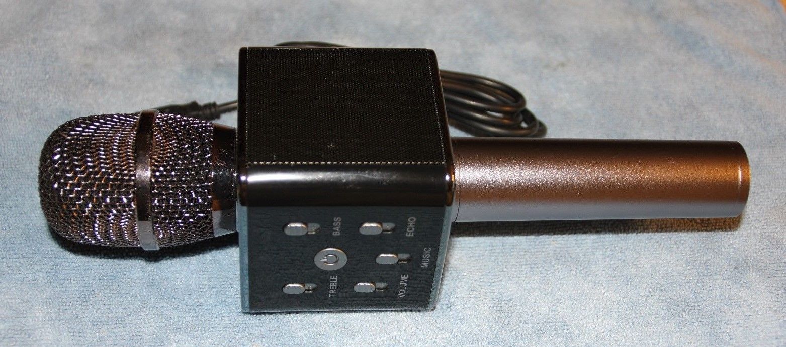 My Karaoke Microphone with Speakers & USB Cord