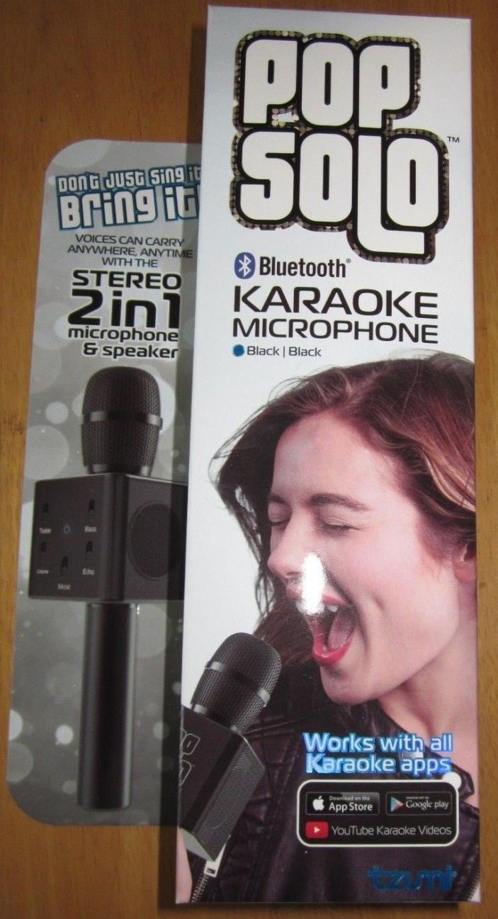 Karaoke Microphone Bluetooth 5 Built In Filters Rechargeable Tzuni