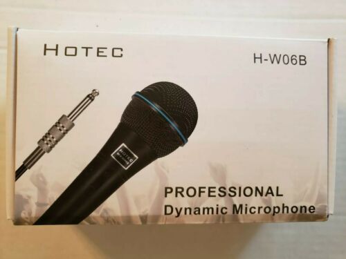 Hotec Professional Vocal Dynamic Handheld Microphone with 19ft Detachable XLR