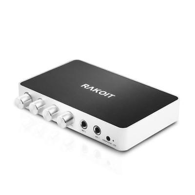 HDMI Karaoke Mixer Amplifier - RAKOIT Metal Surface Portable Digital Stereo