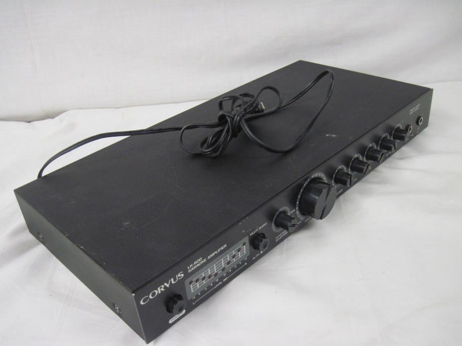 Vintage Corvus LK-600 Karaoke Amplifier Digital Echo Multi Audio PARTS ONLY