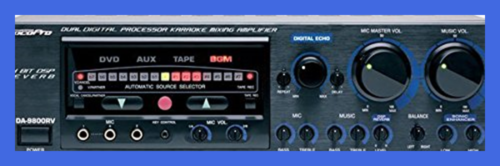 DA 9800 RV 600W Professional Digital Key Control Mixing Amplifier W DSP Reverb