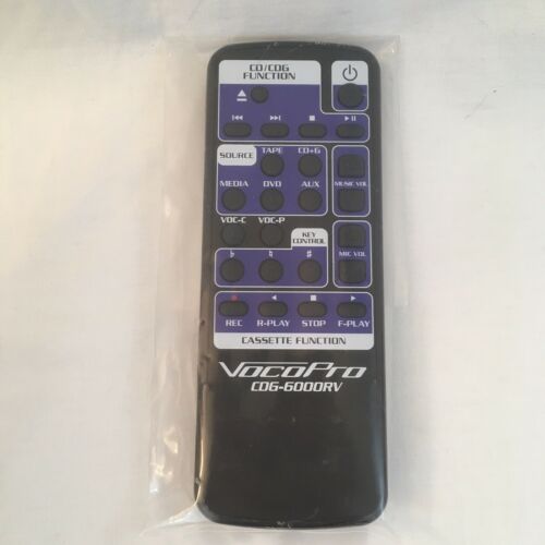 VocoPro OEM Replacement Remote Control for CDG-6000RV Cassette CD Mixing Amplifi
