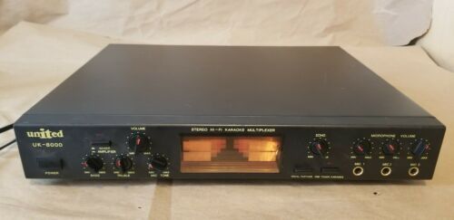 United Uk-8000 Stereo Hi-fi Karaoke Multiplexer, In Excellent condition TESTED