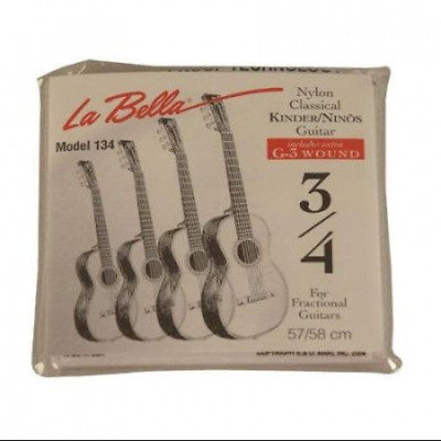 LaBella FG134 Nylon Classical Guitar Strings, Light Multi-Coloured. La Bella