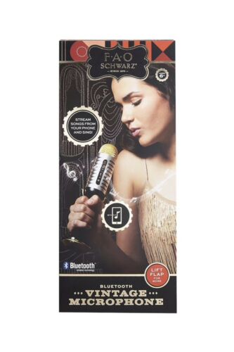 FAO Schwarz Bluetooth Vintage Microphone. New In The Box.