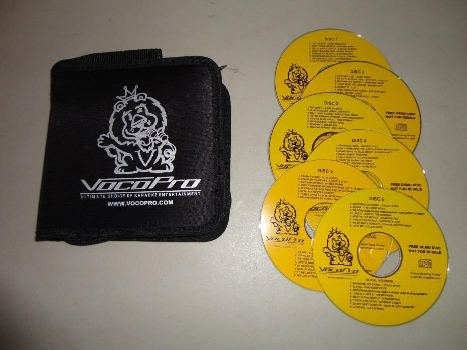 VocoPro KARAOKE CD Set