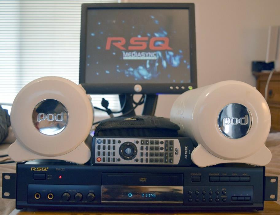 Karaoke Package (RSQ MK-22 Video Player, Remote, 160+ Discs, Power Cord)