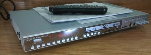 V2Go 1080P Upconverting Multi-Format Karaoke Player GO-88 Manual Remote Vintage