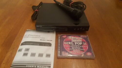 Emerson GQ100 Converts CDG To MP3G Karaoke Player Record Mix Music Voice To USB