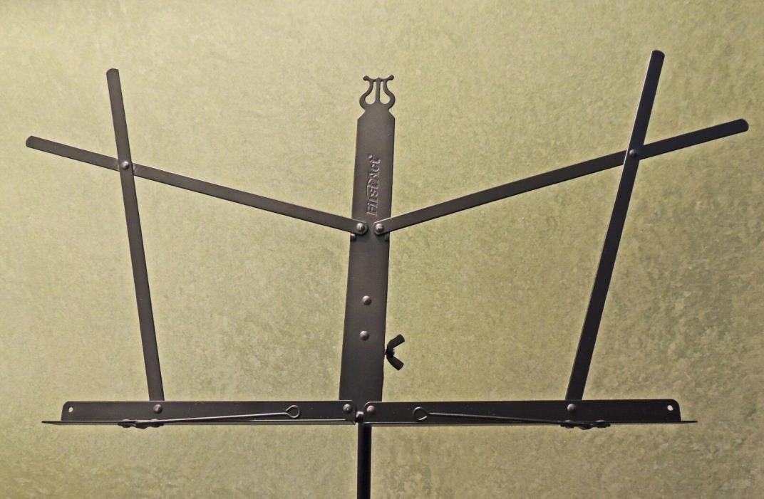 First Act Adjustable Folding MUSIC STAND New in Box Black Music Score holder