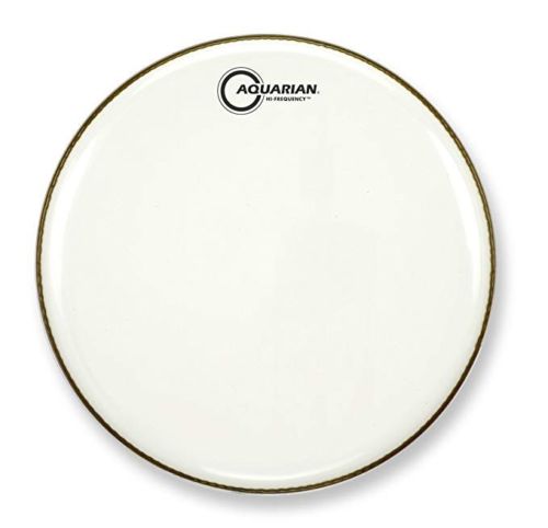 Aquarian Drumheads HF6WH Hi-Frequency 6-inch Tom Tom Drum Head, gloss white