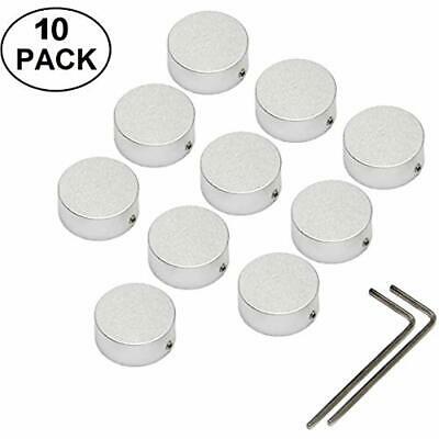 Guitar Pedal Footswitch Button Topper W/Rubber Inserts Fit Snugly Switches 10pcs