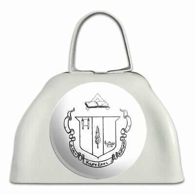 Delta Zeta Sorority Crest Black Officially Licensed Cowbell Cow Bell Instrument