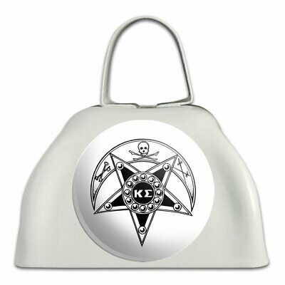 Kappa Sigma Fraternity BW Crescent Cowbell Cow Bell Instrument