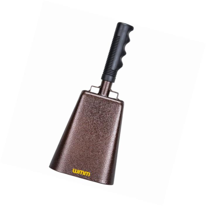 10 inch Steel Cowbell with Handle Cheering Bell for Sports Events Large Solid Sc