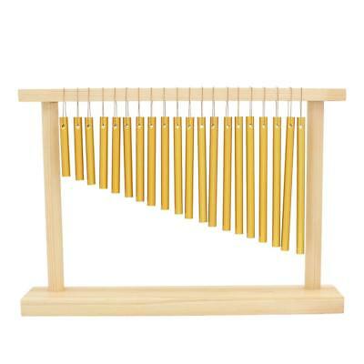 20-Tone Table Top Bar Chimes With Wood Stand Stick