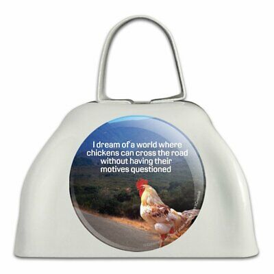 Dream World Chickens Cross Road Funny Cowbell Cow Bell Instrument