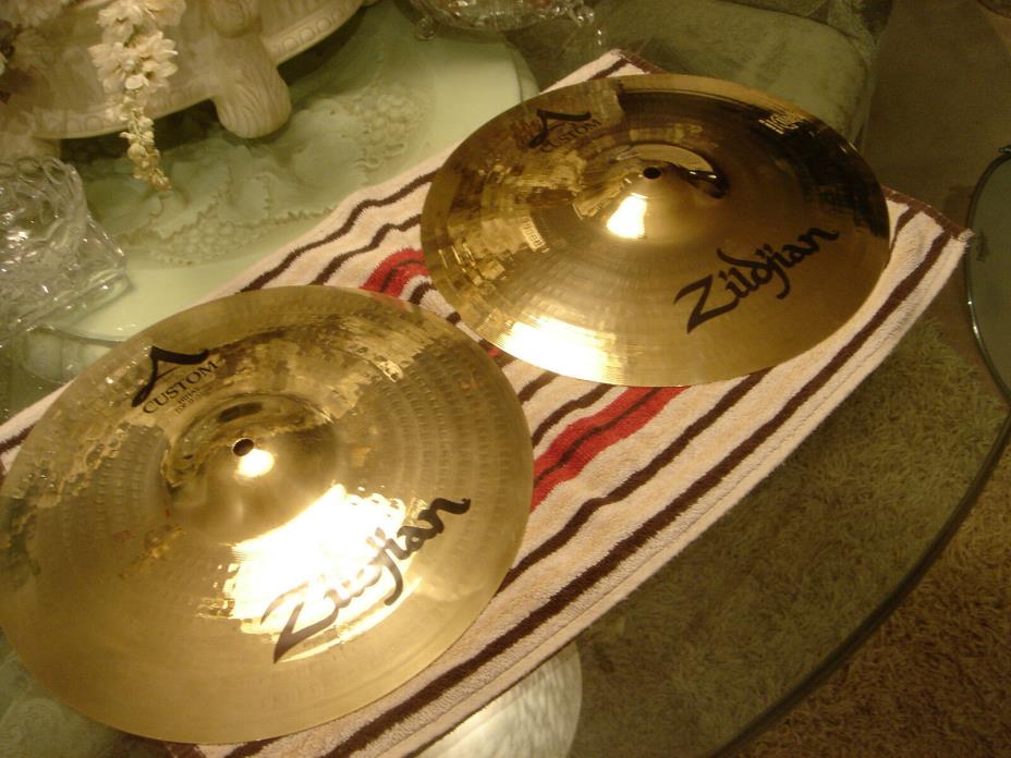Zildjian a Custom 13 Inch Hats never played factory matched awesome sounding
