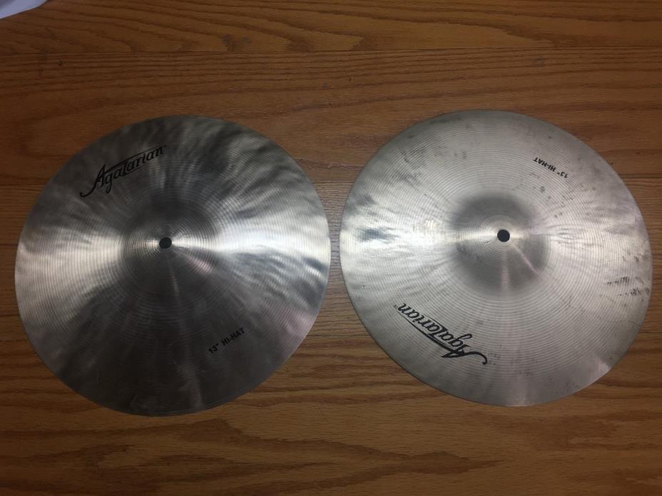 2x Two Agazarian Cymbals 13