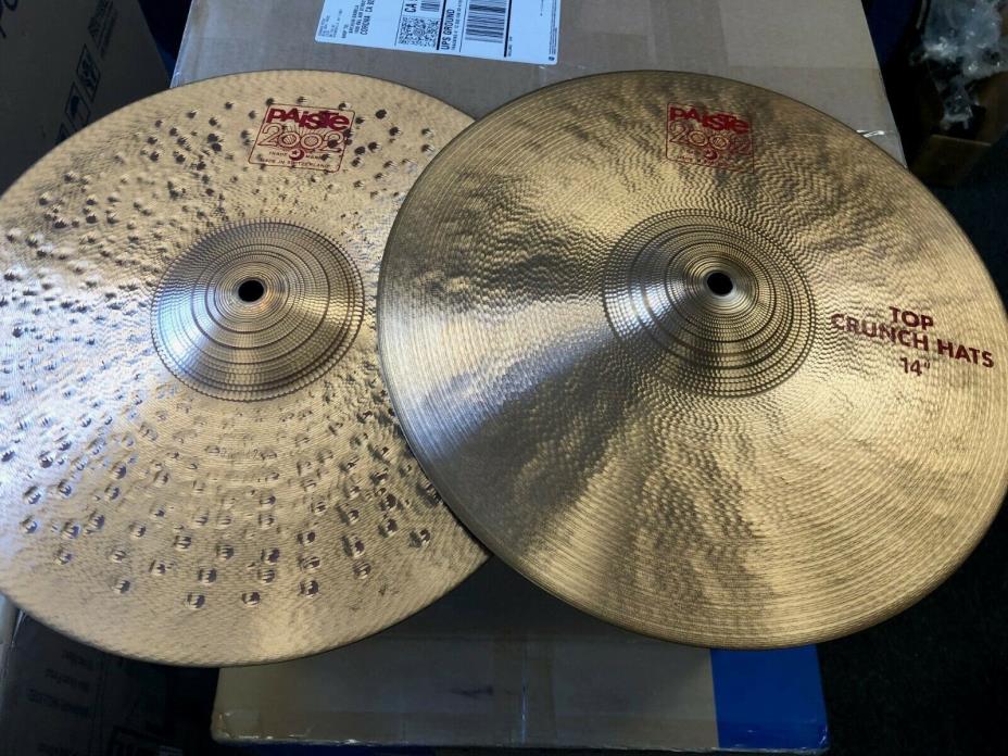 Paiste14 inch 2002 crunch hihats