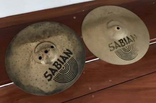 Sabian 13 Inch AA Fusion Hi Hat Cymbal Pair 809g Over 1557g
