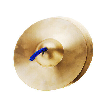 SET OF TOY CHILDRENS COPPER HAND CYMBALS PERCUSSION NEW Z5V5