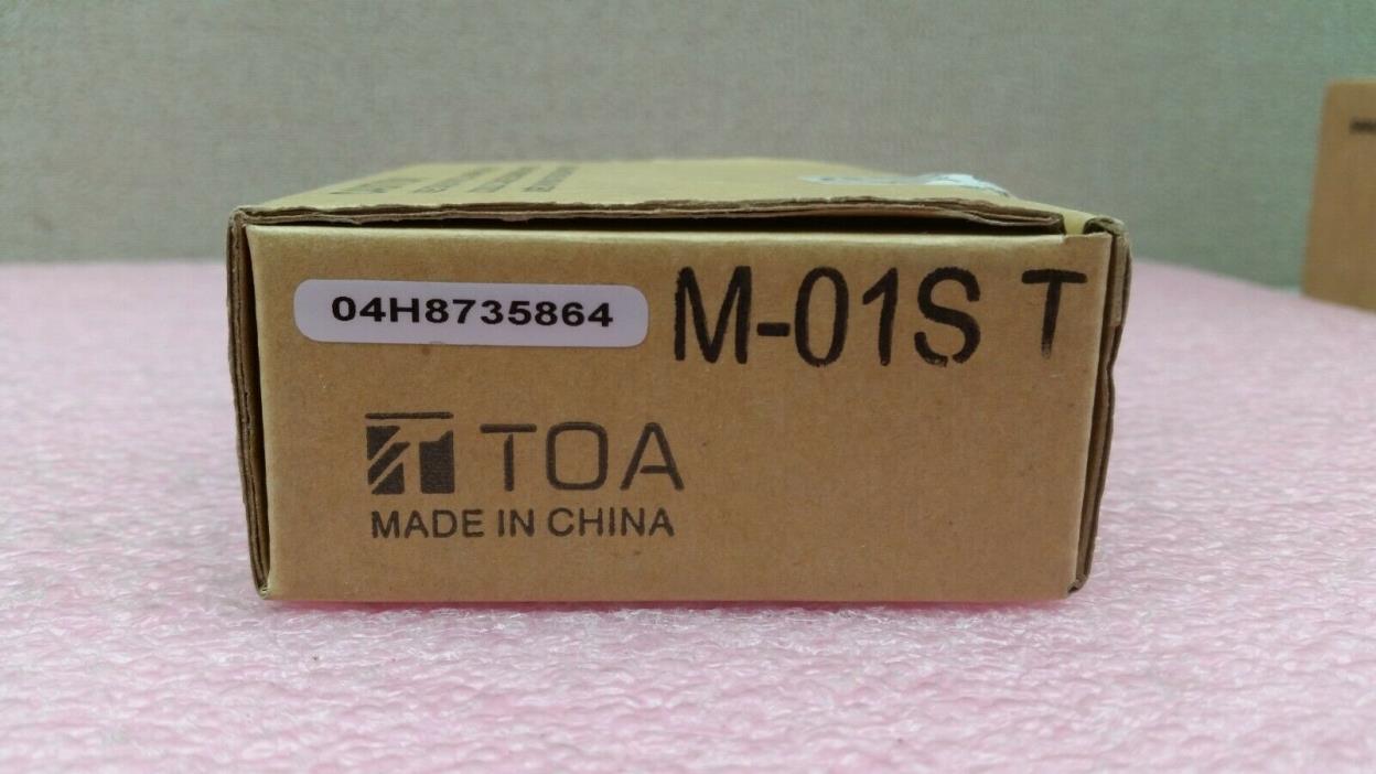 TOA M-01S T Microphone Input Module for amplifier, New | O6815