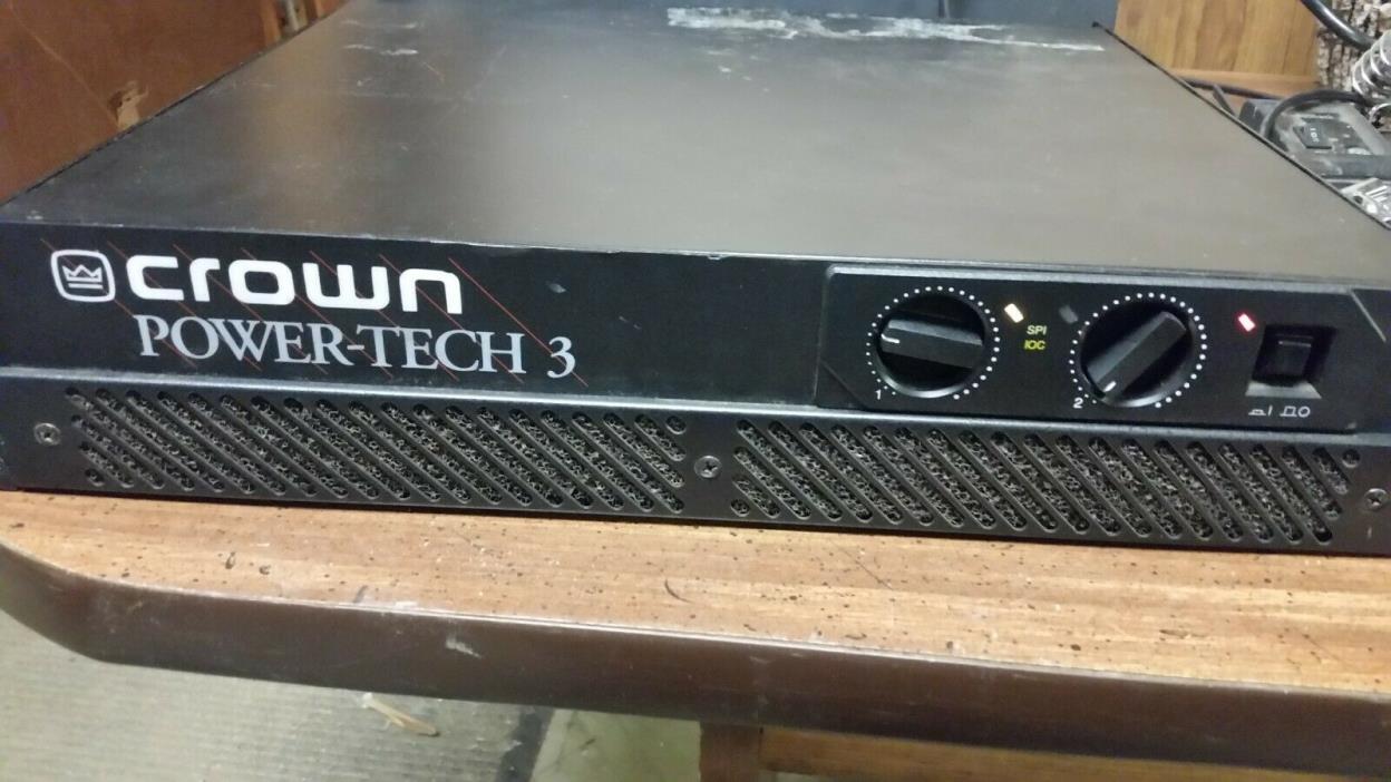 Crown Power Tech 3 - Stereo Power Amplifier - 3000 watt 2 x 1530 2 ohm