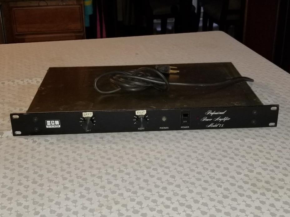 BGW Systems Professional Power Amplifier Model 75 -  very Nice!