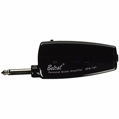 1pkg Belcat HPA-101 BLACK Guitar Headphone Amplug Plug In Amplifier W/Distortion