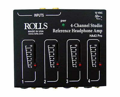 Rolls HA43 Pro 4 Ch Headphone Amp