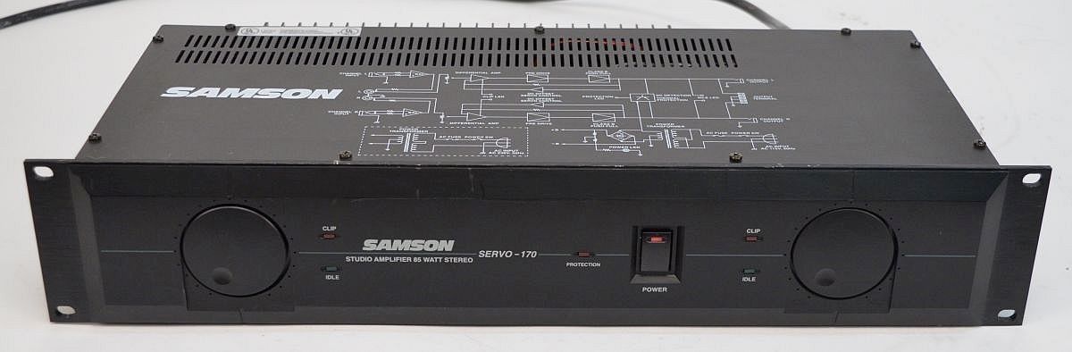Samson Servo 170 85W Studio Stereo Audio Power Amplifier Rack-Mountable