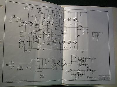 Peavey 400R Amp Schematic Sheet 400 R