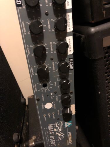 PEAVEY MMA 8150T 8 Channel Modular Mixer | Amplifier