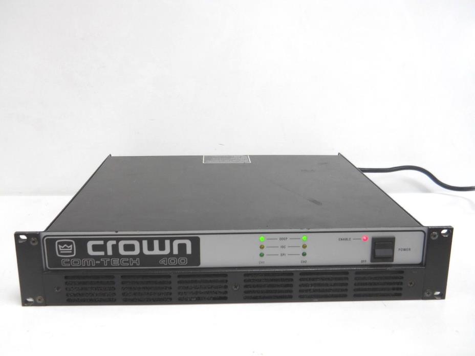 Crown Com-Tech 400 Rackmount Professional Stereo Power Amplifier