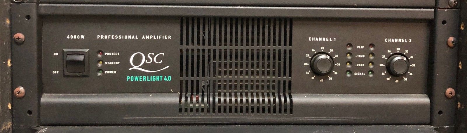 QSC Powerlight 4.0 Power Amplifier, 4000W PL 4.0  Class H