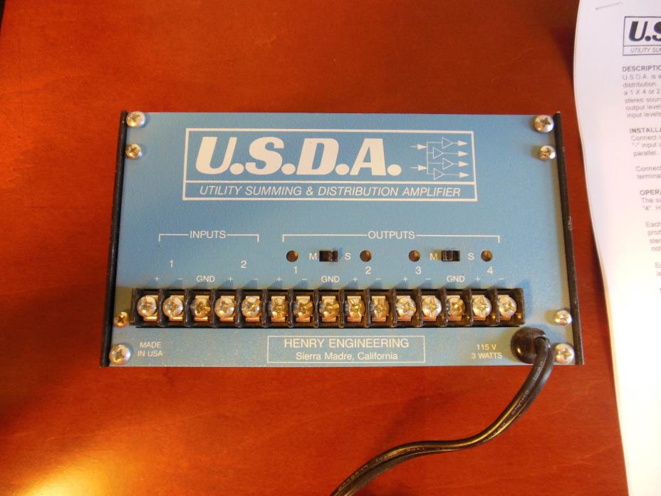 Henry Engineering U.S.D.A. (USDA) Distribution Amplifier