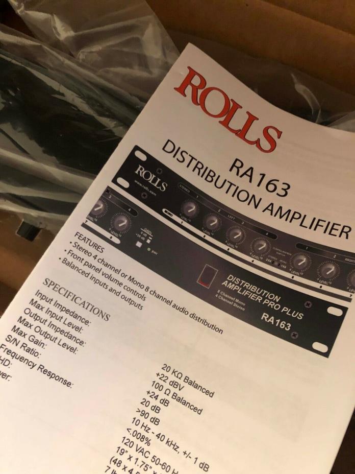 ROLLS RA163 Distribution Amp