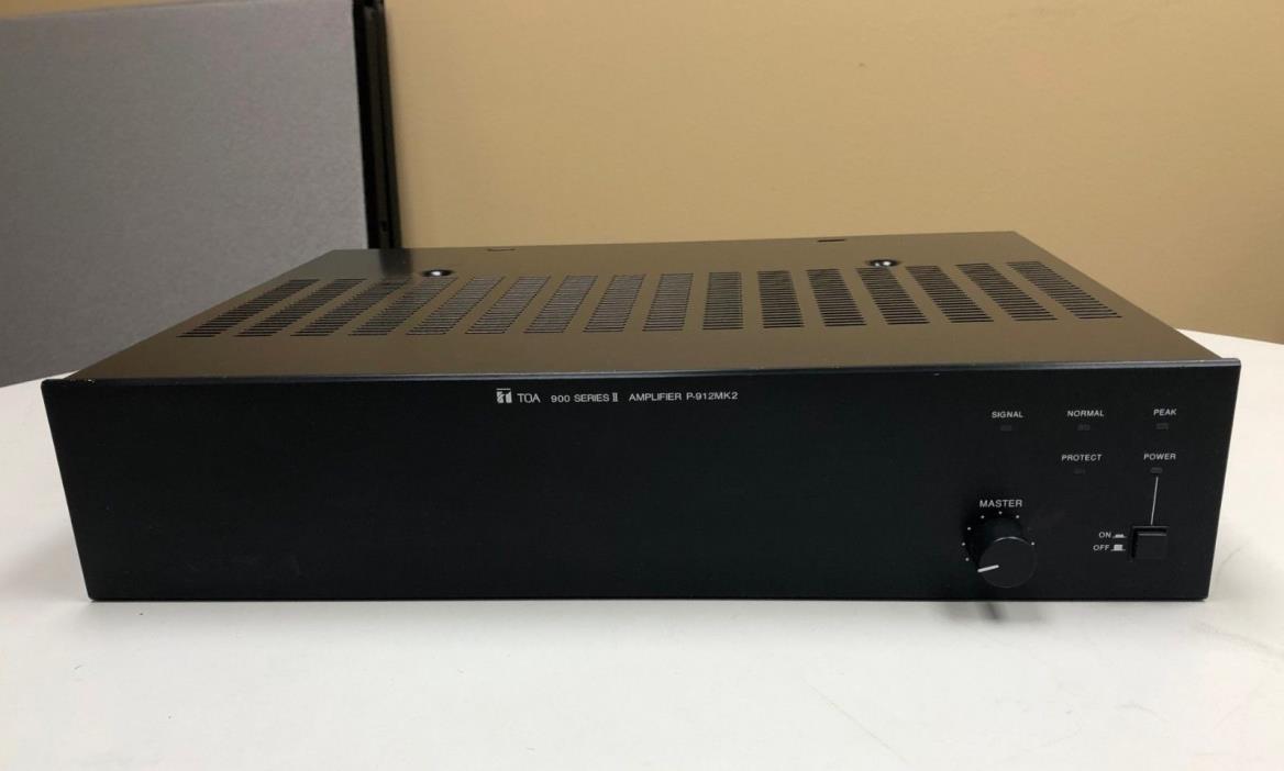 TOA 900 Series II Amplifier P-912MK2 120W Single Channel