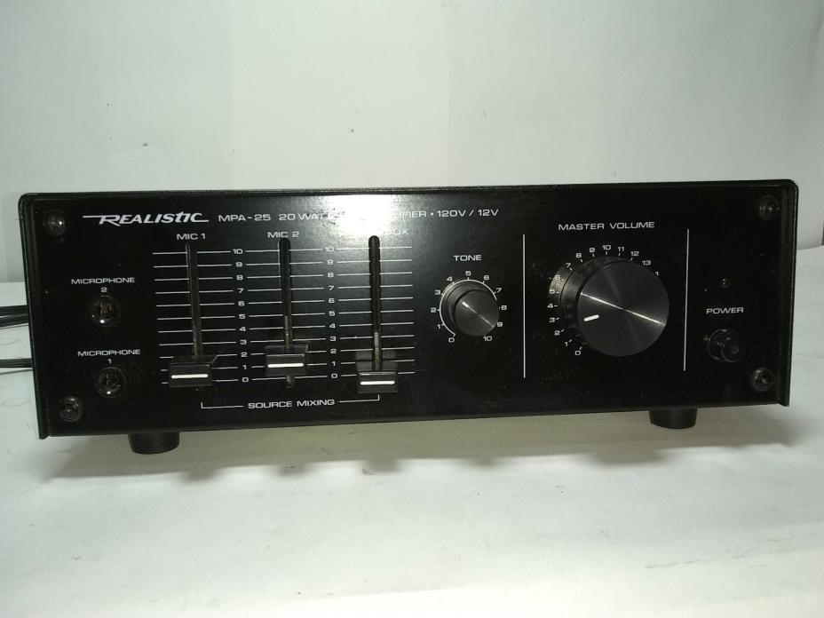 Realistic MPA-25 20W PA Power Amplifier