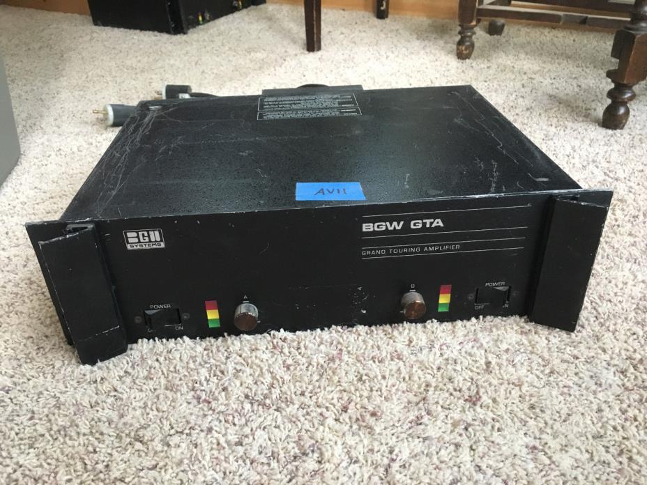 BGW Systems GTA Grand Touring Amplifier 2-Channel 850 Watts Per Channel 2 Ohms